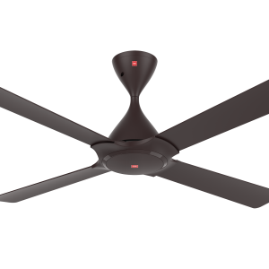 H56DV- DC Ceiling Fan with 4 Blades (Brown)